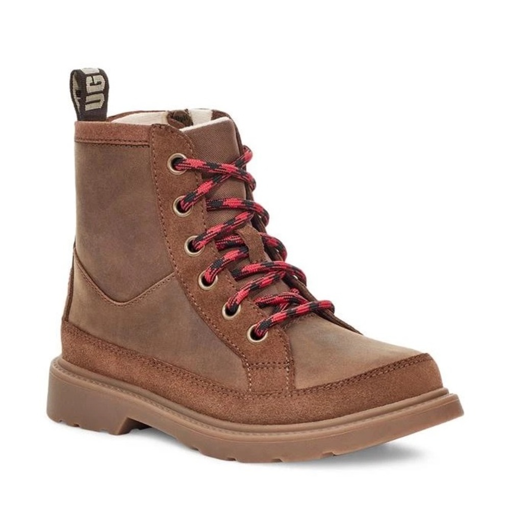 UGG® Kids' Robley Waterproof Boot in Walnut - Size 10